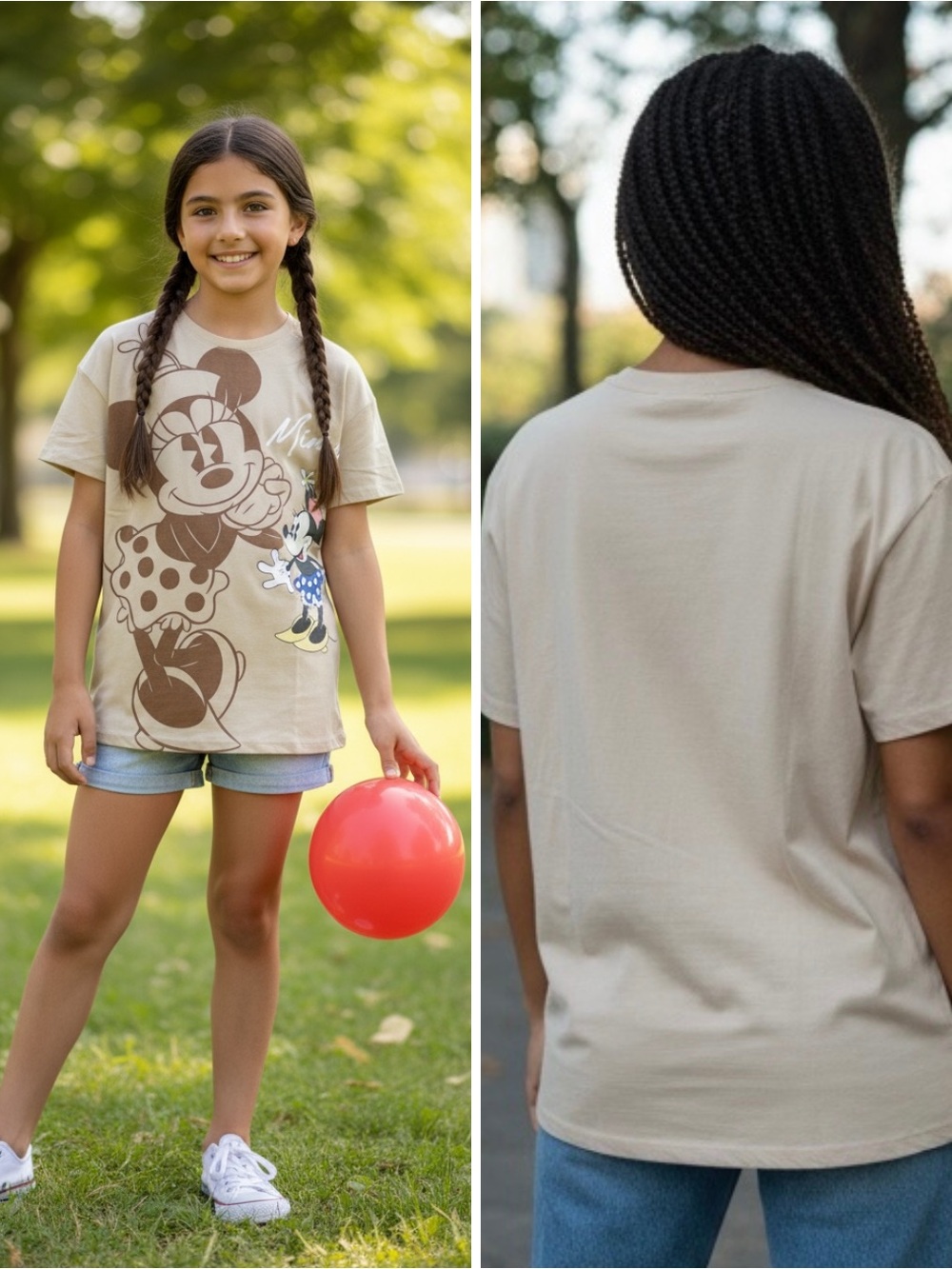 NWT Disney Minnie Mouse Cement T-Shirt Small
